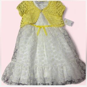 Girls flower dress NWT size 6